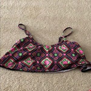 Multi color bikini top